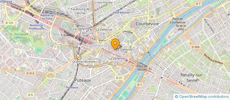localisation de l'entreprise REFLETS ALSACE à COURBEVOIE