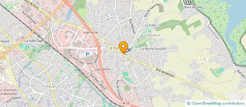 localisation de l'entreprise REFLETS COIFFURE  LANGUEUX