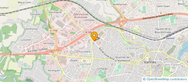 localisation de l'entreprise REFLETS COM à VANNES