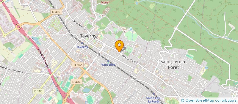 localisation de l'entreprise REFLETS D'AMBRE  TAVERNY