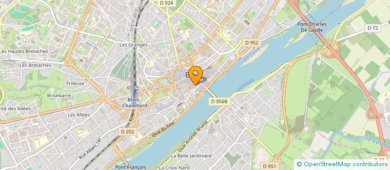 localisation de l'entreprise REFLETS D'HISTOIRE DE LOIR-ET-CHER  BLOIS