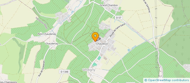 localisation de l'entreprise REFLETS DE LOIRE  VERDIGNY