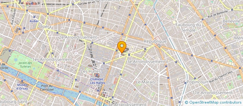 localisation de l'entreprise REFLETS DE PARIS à PARIS