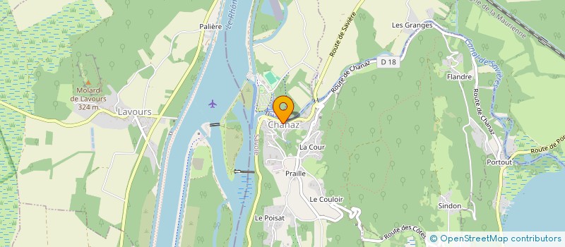 localisation de l'entreprise REFLETS DE VENISE  CHANAZ