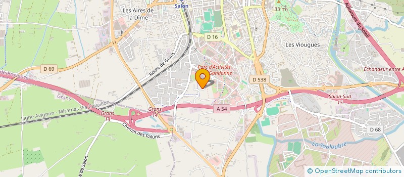 localisation de l'entreprise REFLETS DU SUD à SALON-DE-PROVENCE