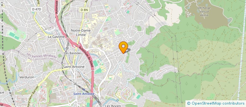 localisation de l'entreprise REFLETS MEDITERRANEENS à MARSEILLE