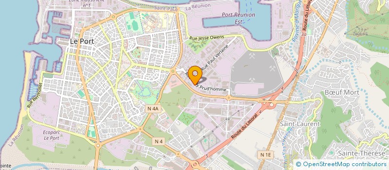 localisation de l'entreprise REFLEX à LE PORT