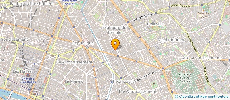 localisation de l'entreprise REFLEX  PARIS