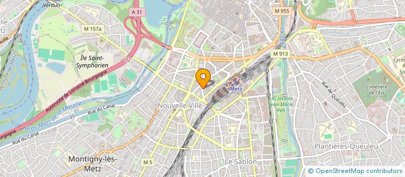 localisation de l'entreprise REFLEX à METZ