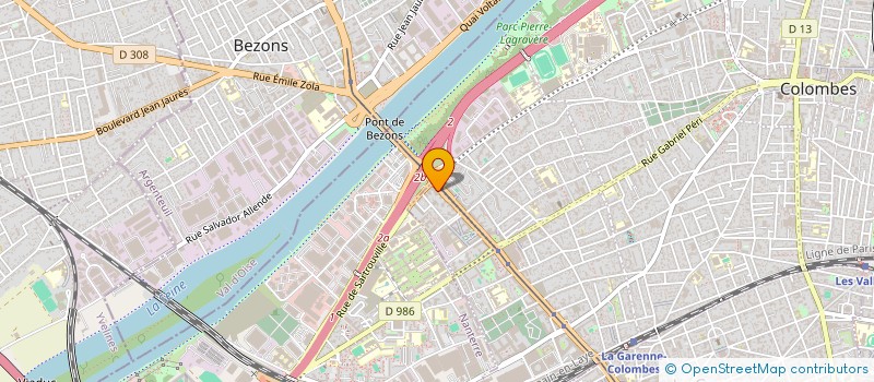 localisation de l'entreprise REFLEX ACTION à COLOMBES