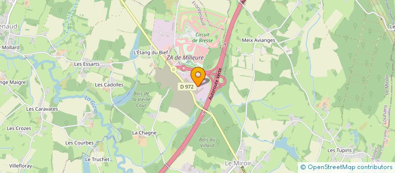 localisation de l'entreprise REFLEX DEVELOPPEMENT à MIROIR (LE)