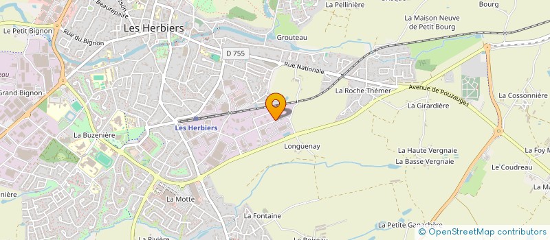 localisation de l'entreprise REFLEX ENERGIES à LES HERBIERS