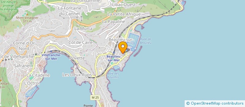 localisation de l'entreprise REFLEX ENSEIGNE  BEAULIEU-SUR-MER