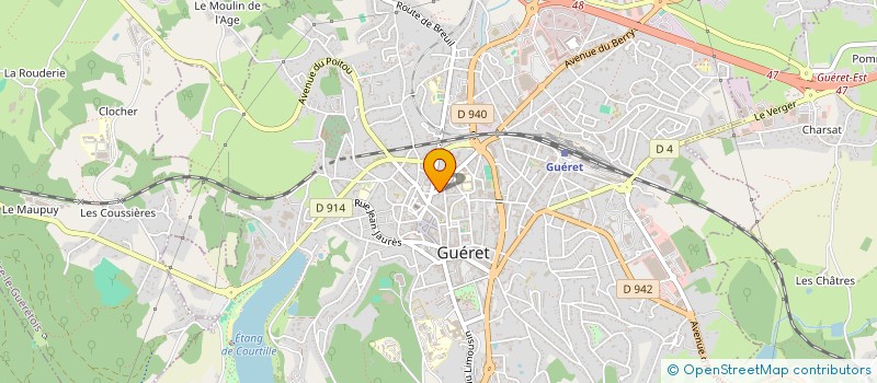 localisation de l'entreprise REFLEX-GUERET à GUERET