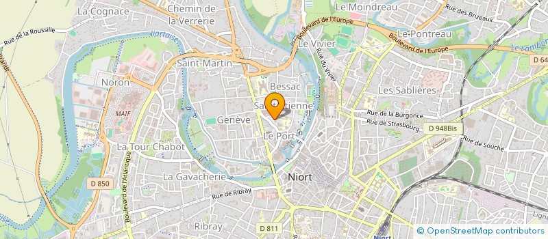 localisation de l'entreprise REFLEX HOLDING  NIORT