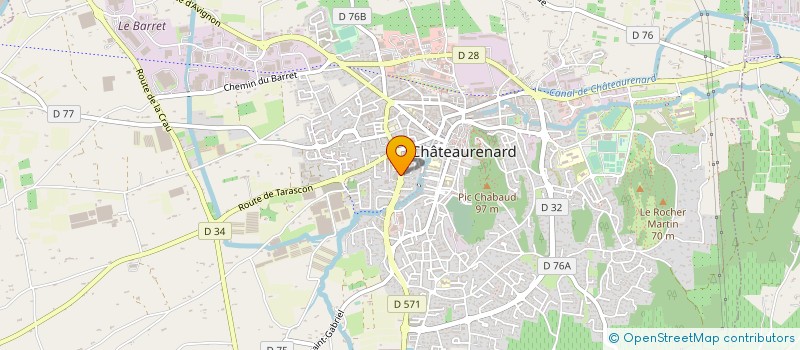 localisation de l'entreprise REFLEX INSERIM  CHATEAURENARD