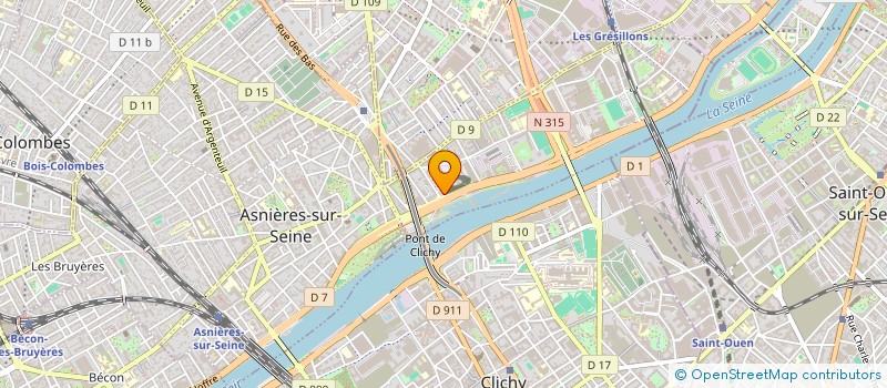 localisation de l'entreprise REFLEX MICRO  ASNIERES-SUR-SEINE