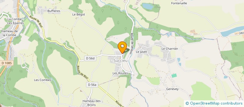 localisation de l'entreprise REFLEX PAYSAGE  SUCCIEU