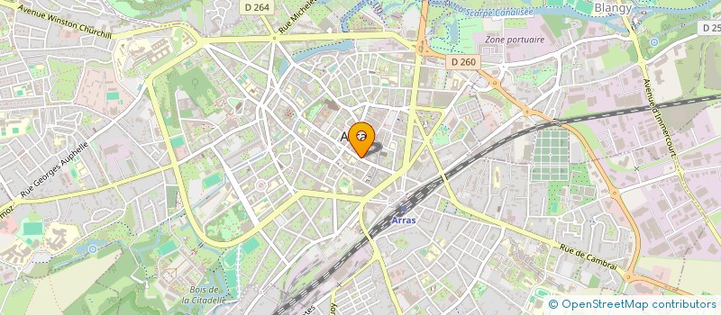 localisation de l'entreprise REFLEX PRO à ARRAS
