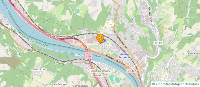 localisation de l'entreprise REFLEX SECURITE PRIVEE à VIENNE