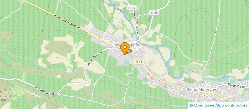 localisation de l'entreprise REFLEX SOLAIRE  PEYRIAC-MINERVOIS