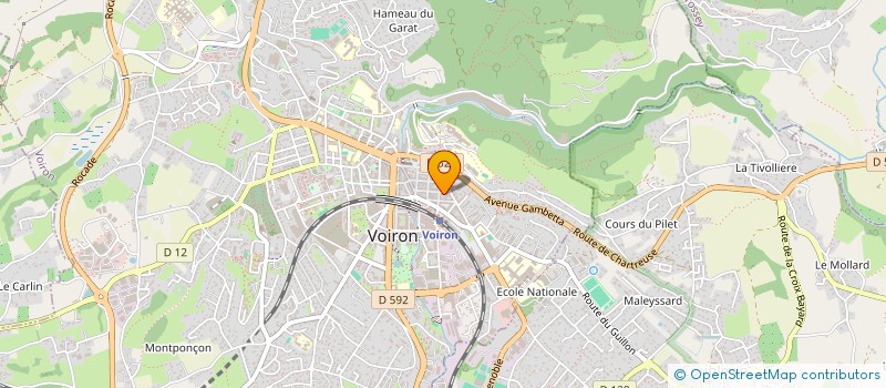 localisation de l'entreprise REFLEX STUDIO  VOIRON