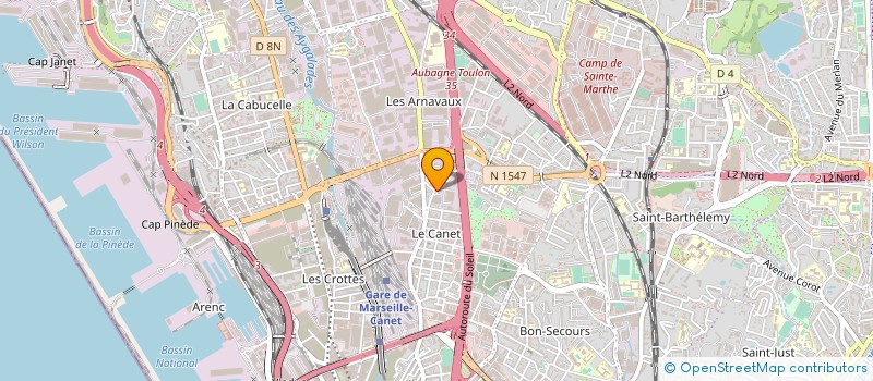 localisation de l'entreprise REFLEX WATERSPORTS à MARSEILLE