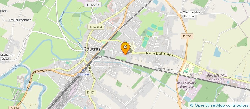 localisation de l'entreprise REFLEXE CBD  COUTRAS