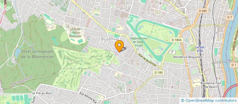 localisation de l'entreprise REFLEXE.DIGITAL à GARCHES