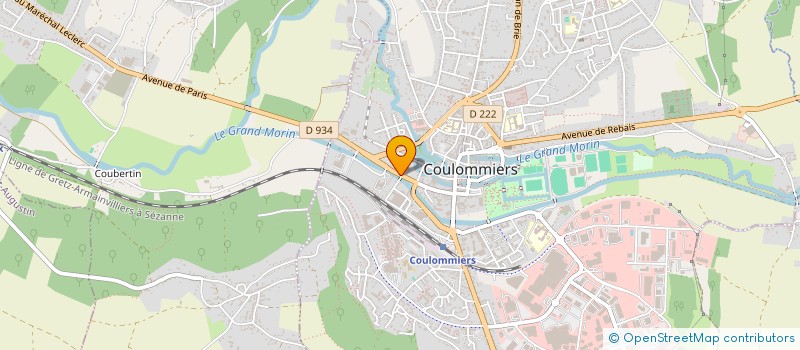 localisation de l'entreprise REFLEXE FINANCE AUTOMOBILE à COULOMMIERS