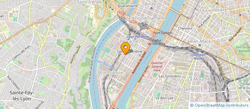 localisation de l'entreprise REFLEXE INTER SERVICES  LYON