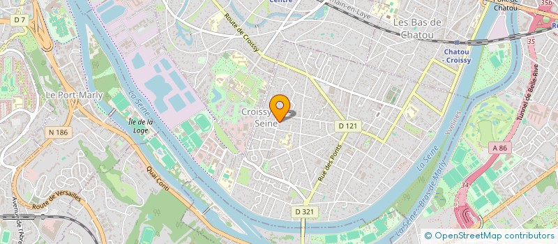 localisation de l'entreprise REFLEXE PAYSAGE  CROISSY-SUR-SEINE