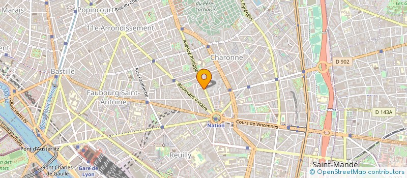 localisation de l'entreprise REFLEXE TECHNOLOGIES à PARIS
