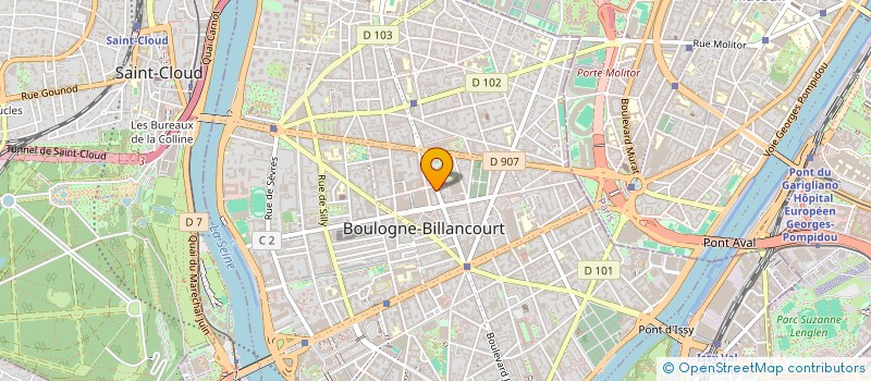 localisation de l'entreprise REFLEXION ET SANTE à BOULOGNE-BILLANCOURT