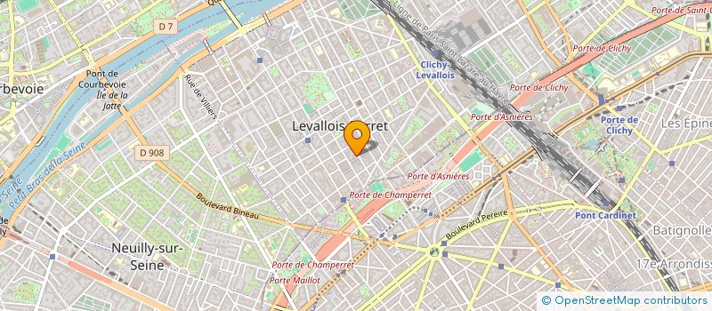 localisation de l'entreprise REFLEXION FAITE  LEVALLOIS-PERRET