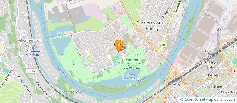 localisation de l'entreprise REFLEXION ROBOTICS  CARRIERES-SOUS-POISSY