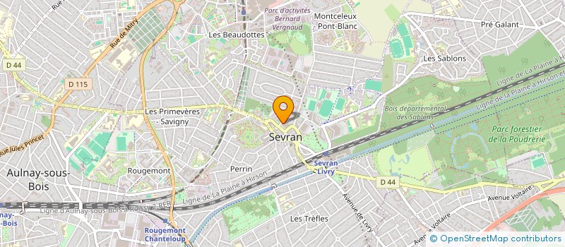 localisation de l'entreprise REFLEXIONS MOTIVATIONS INITIATIVES  SEVRAN