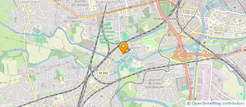 localisation de l'entreprise REFLEXLIBRE à STRASBOURG
