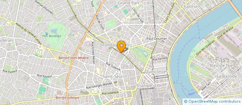 localisation de l'entreprise REFLEXO 33 à BORDEAUX