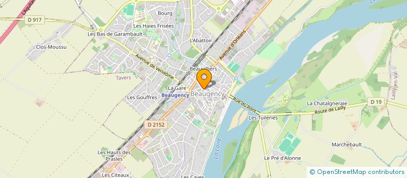 localisation de l'entreprise REFLEXOLOGIE DE BEAUGENCY à BEAUGENCY