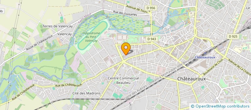 localisation de l'entreprise REFLEXOLOGIE SOLIDAIRE à CHATEAUROUX