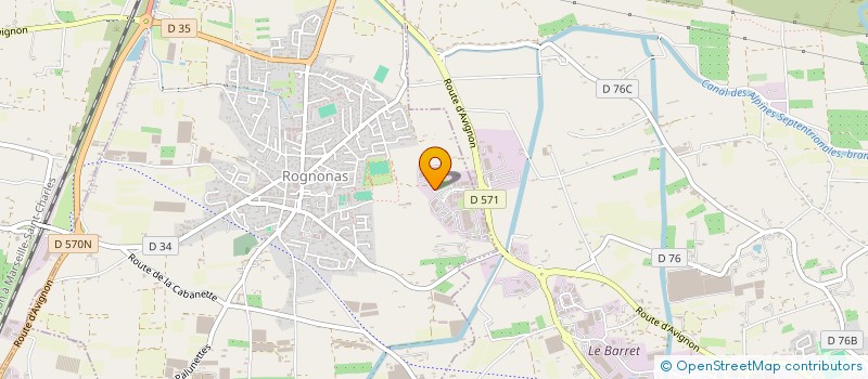 localisation de l'entreprise REFLO IMMO  ROGNONAS