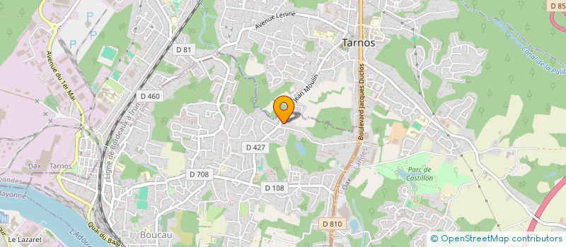 localisation de l'entreprise REFMED à BOUCAU