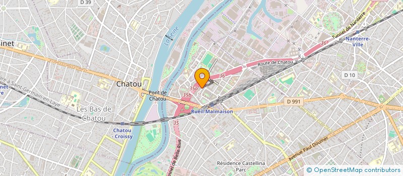 localisation de l'entreprise REFOREST'CLIMATE à RUEIL-MALMAISON