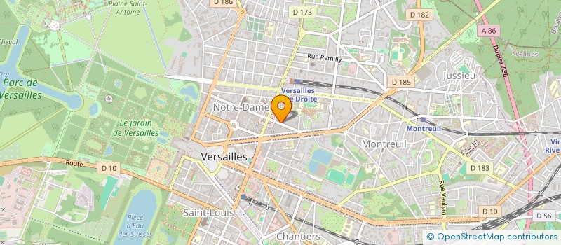 localisation de l'entreprise REFORMER à VERSAILLES