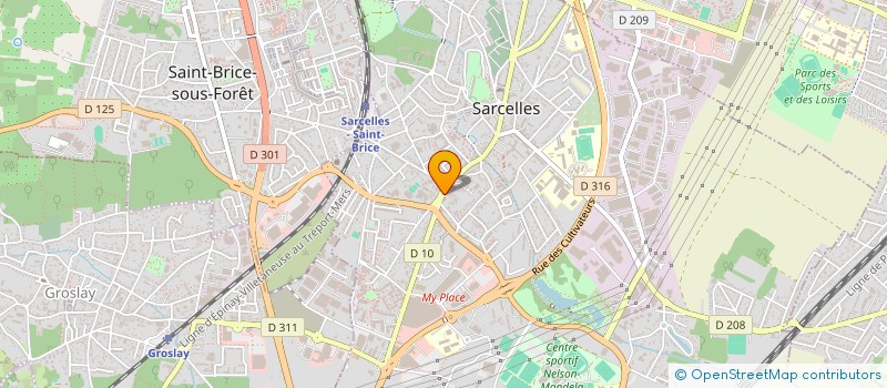 localisation de l'entreprise REFOUA  SARCELLES