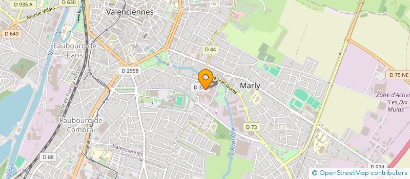 localisation de l'entreprise REFRACOL DUPONT ET CIE à MARLY