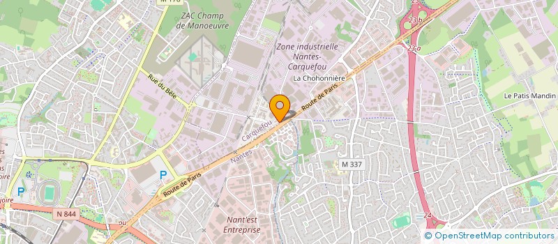 localisation de l'entreprise REFRAME FOOD SOCIETE CIVILE SANS BUT LUCRATIF à CARQUEFOU