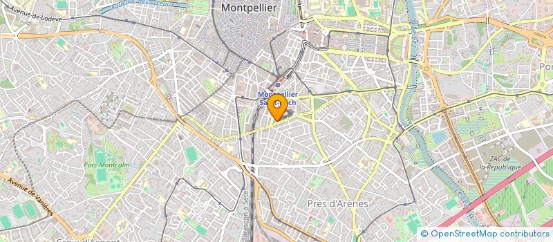 localisation de l'entreprise REFRAMED à MONTPELLIER