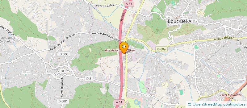 localisation de l'entreprise REFREGIER ADIGZEL PANTALACCI à BOUC-BEL-AIR